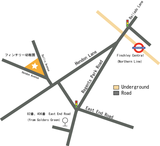 finchley map